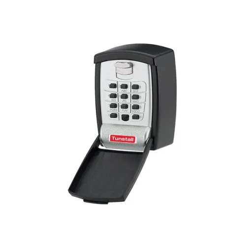 PL-998_open+wlogo+WEB Wall-Mount Push-Button Key Safe (PL-998G)